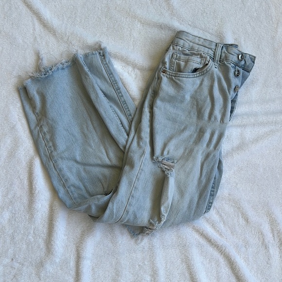 wild fable Denim - Wild Fable Jeans- distressed light wash